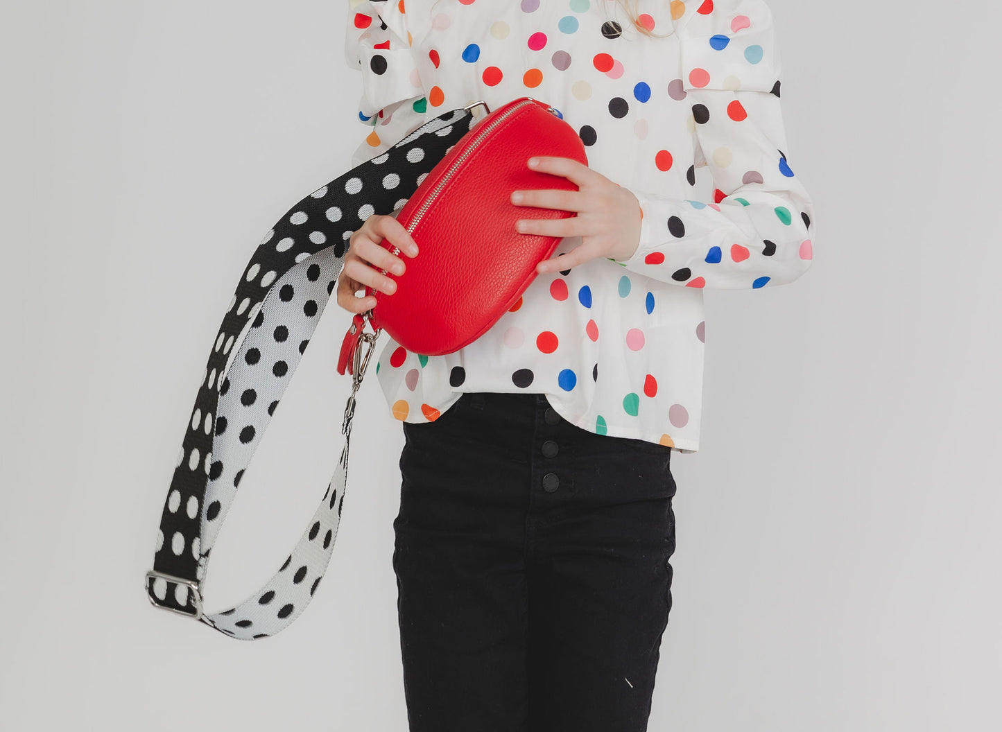 Polka Dot Adjustable Strap