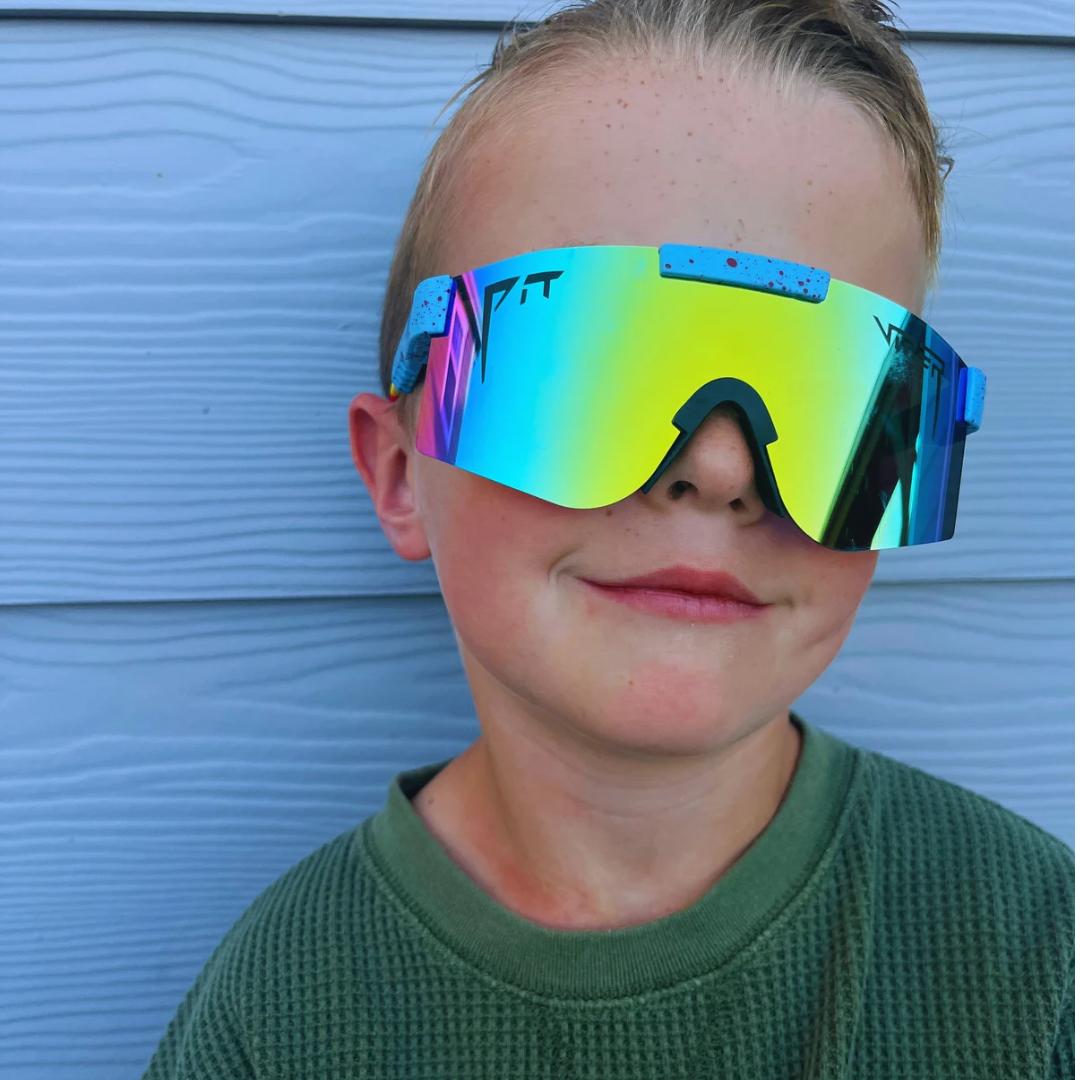 Yellow Blue kids pit vipers Arabello Bags