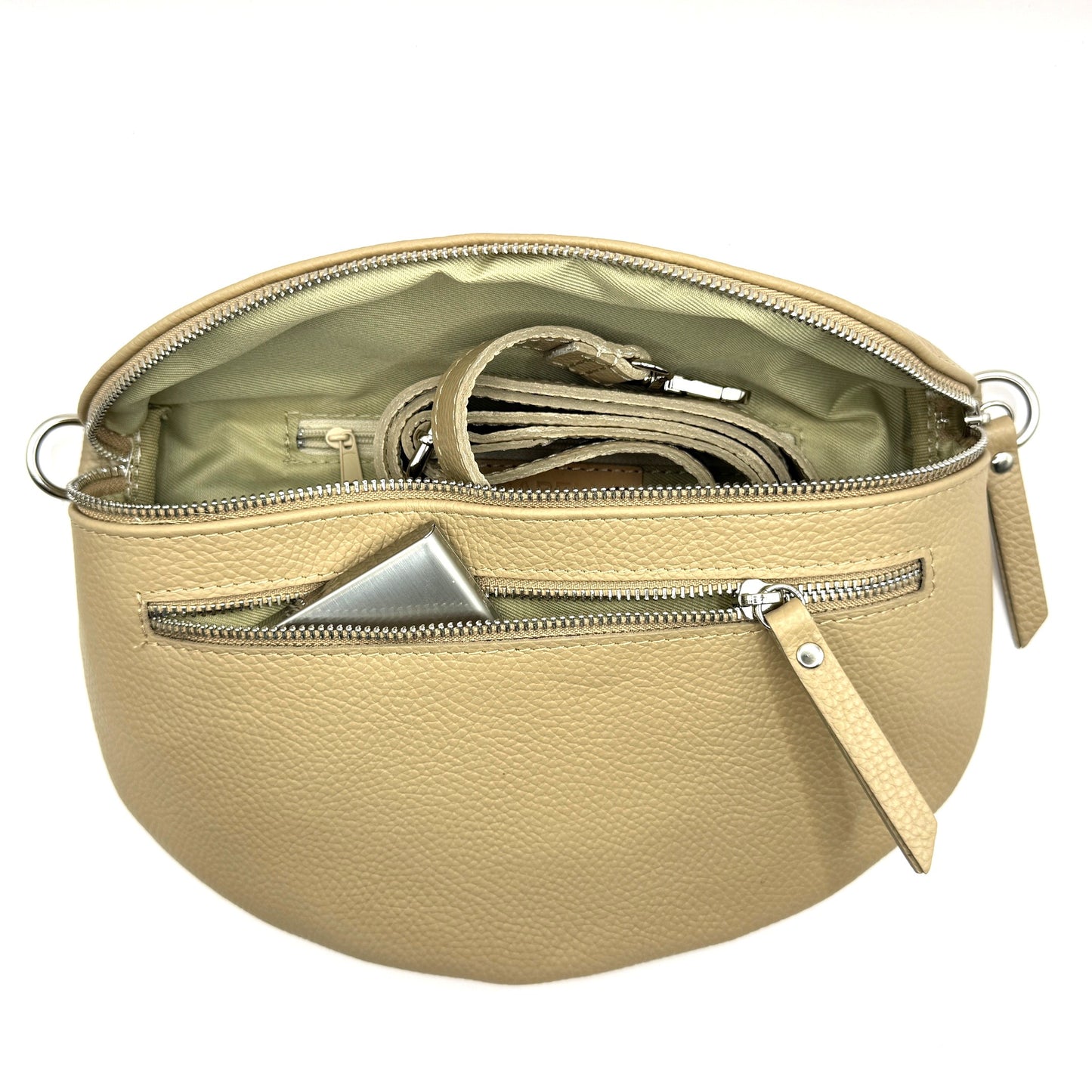 Taupe Crossbody Bag