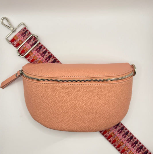 Peach Bag + Red Alta Strap