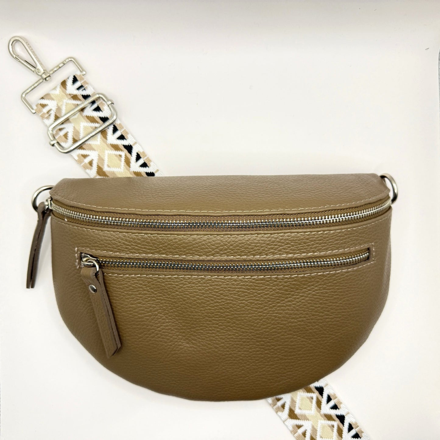 Cappuccino Bag + Neutral Basic Strap