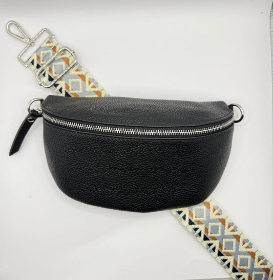 Black Bag + Gray Basic Strap