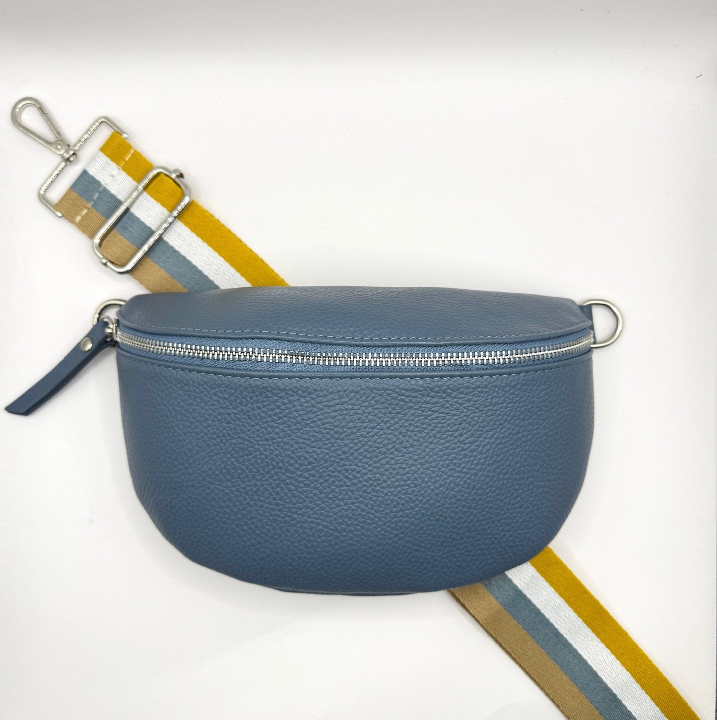 Cru Blue Bag + Yellow Stripe Strap