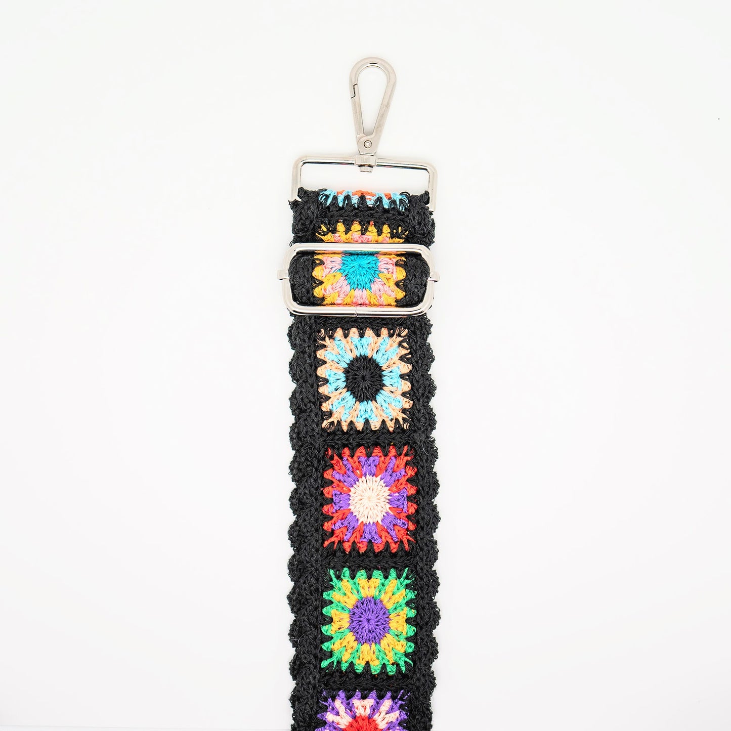 Textured Floral Adjustable Strap