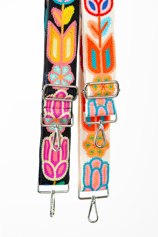 Multi Floral Adjustable Strap