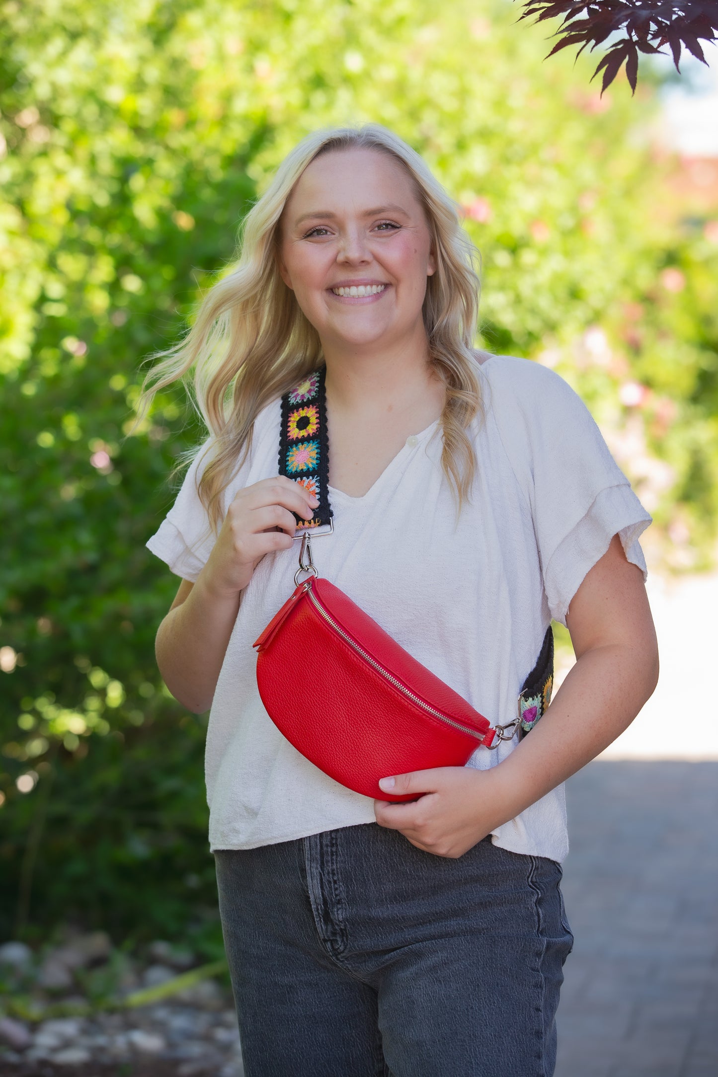 Red Crossbody Bag