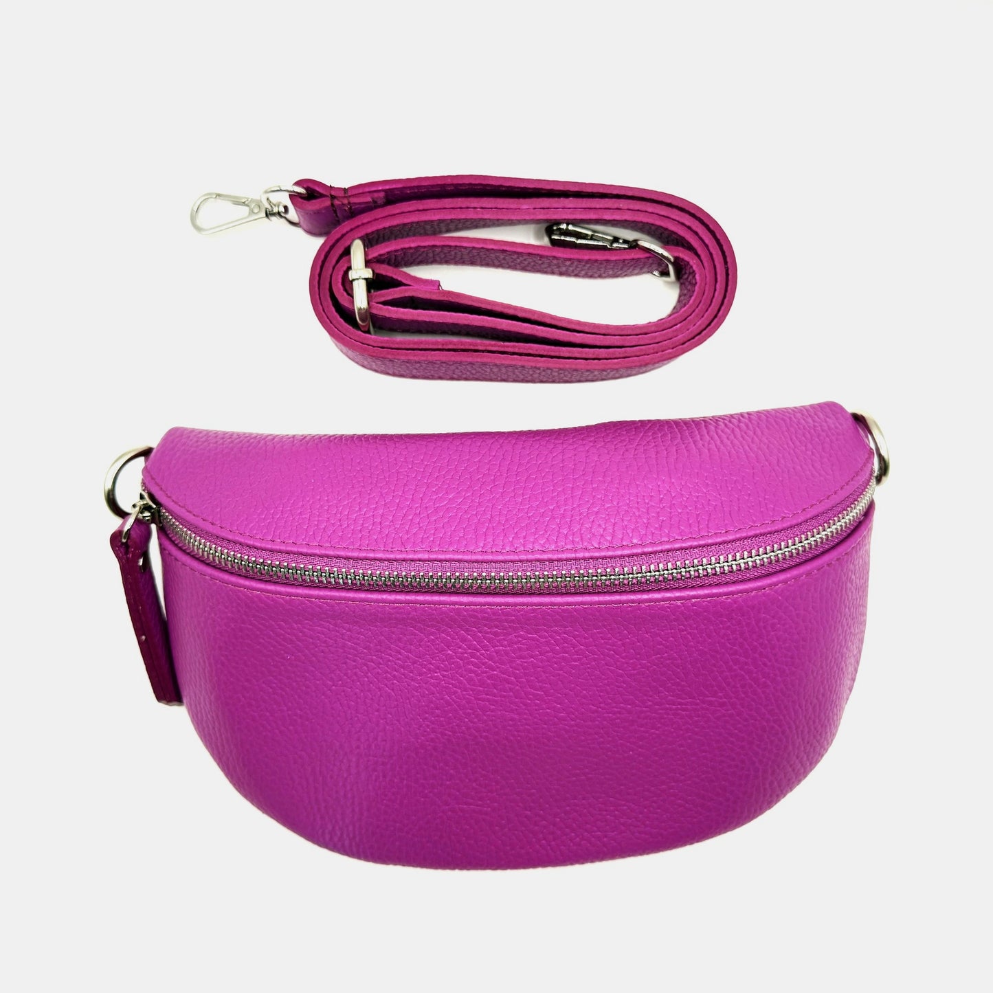 Magenta Crossbody Bag