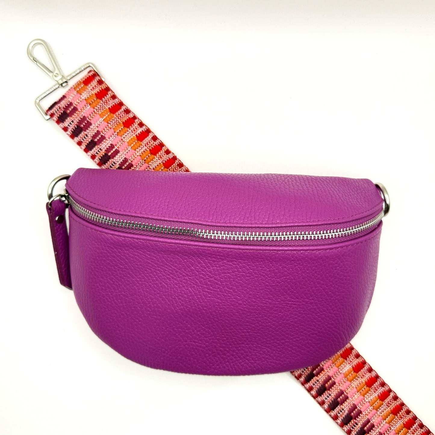 Magenta Crossbody Bag