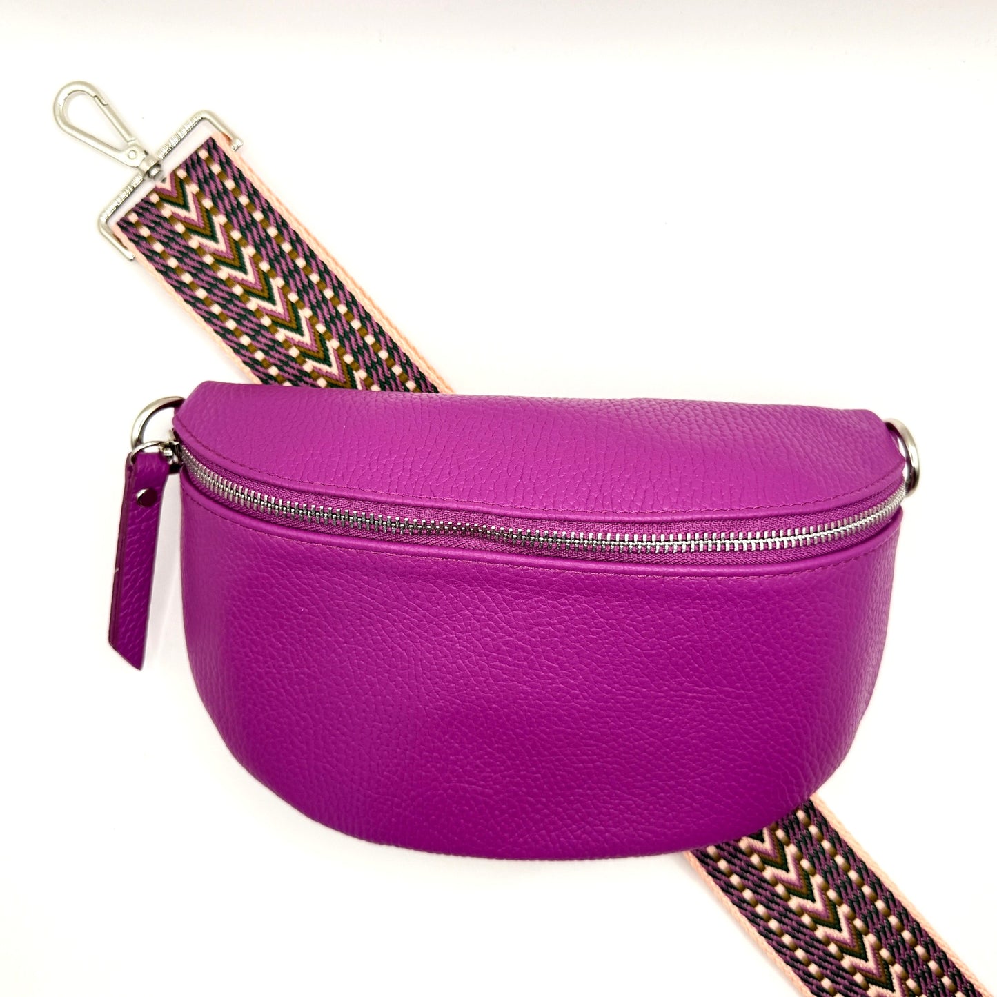 Magenta Crossbody Bag