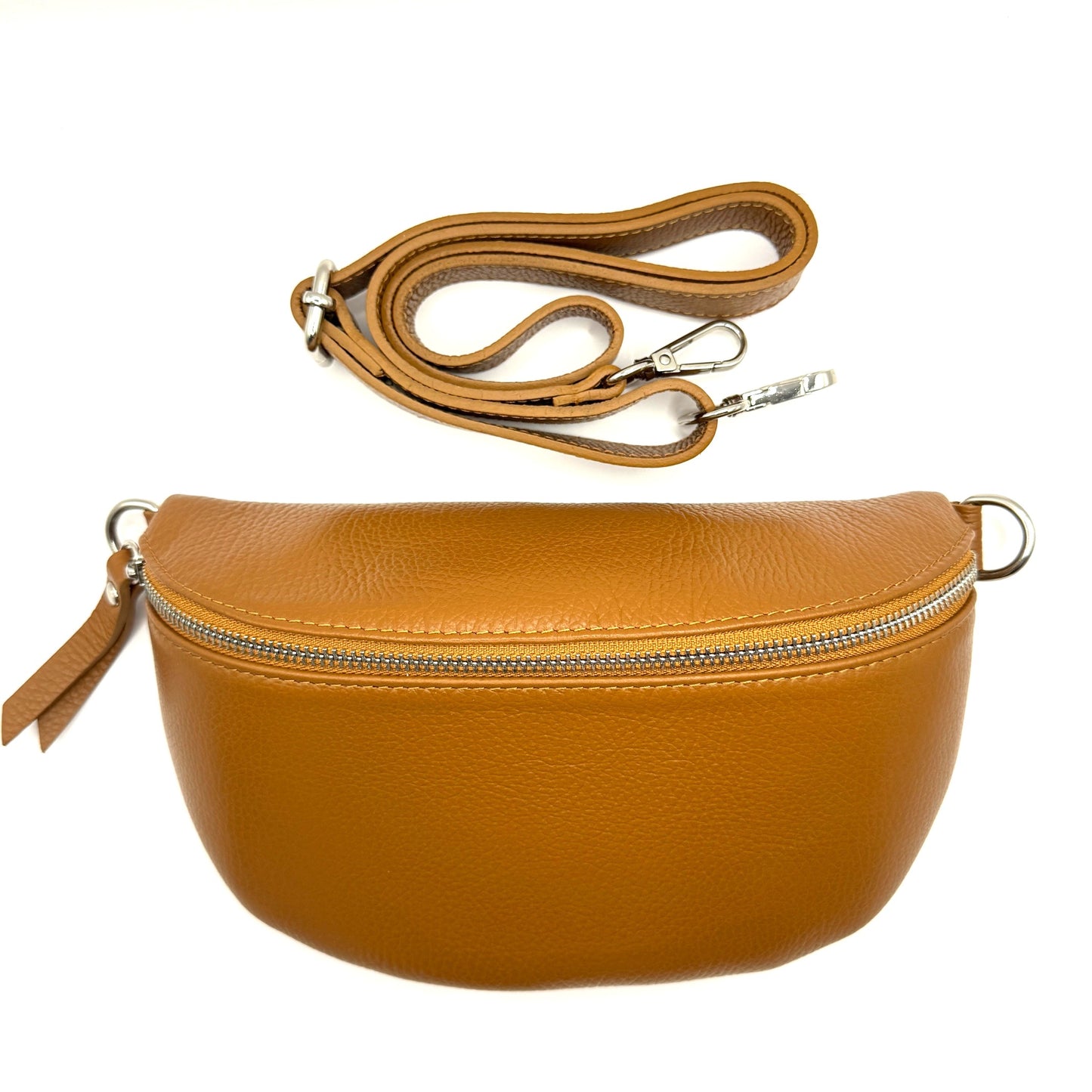 Cognac Crossbody Bag