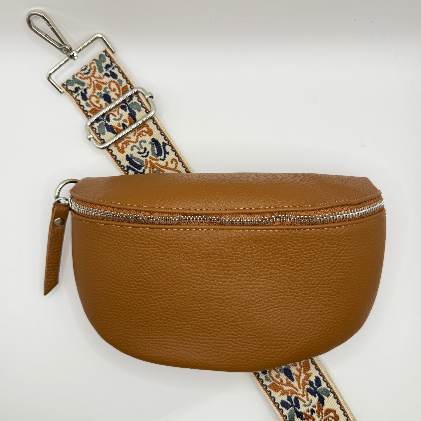 Cognac Crossbody Bag
