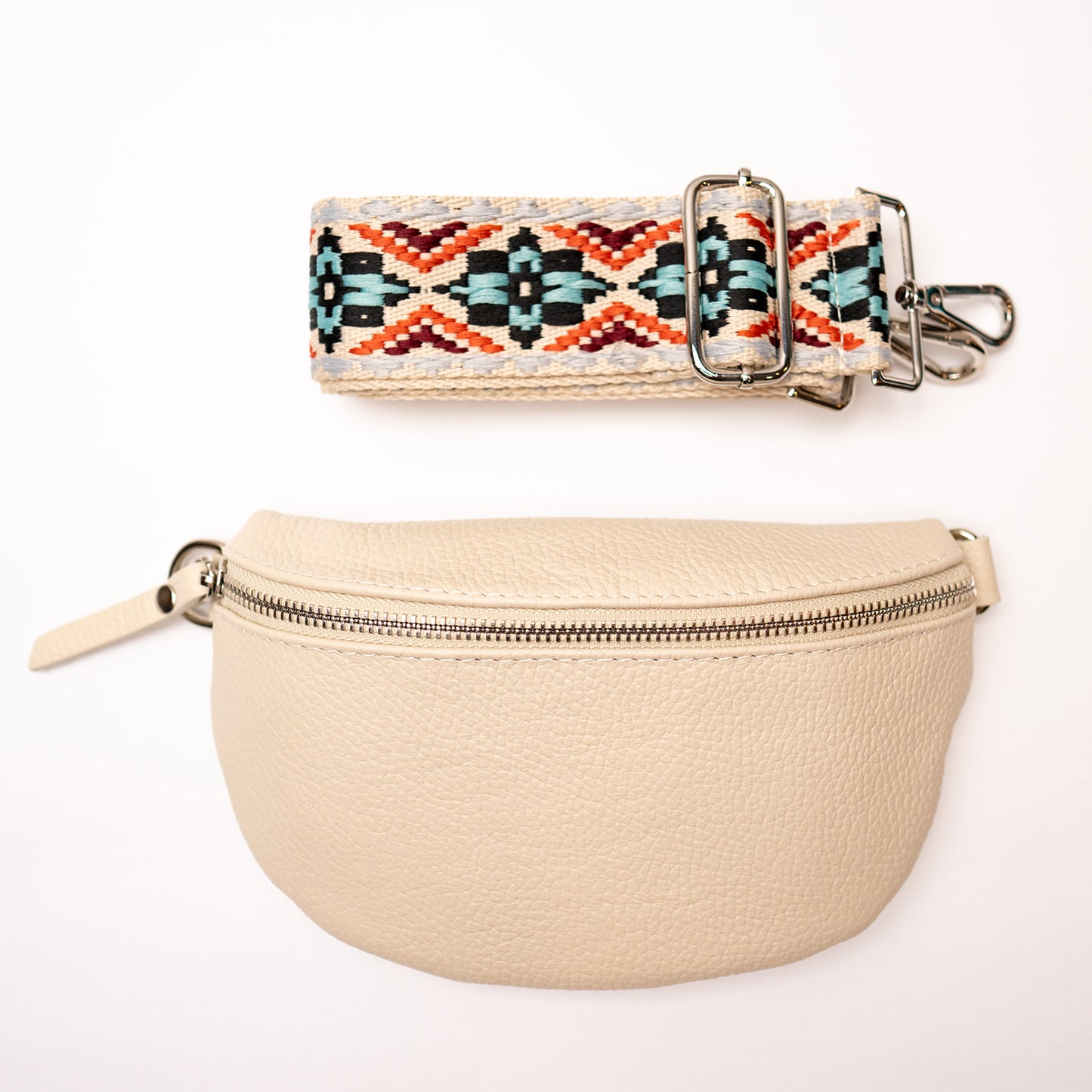 Cream Crossbody Bag